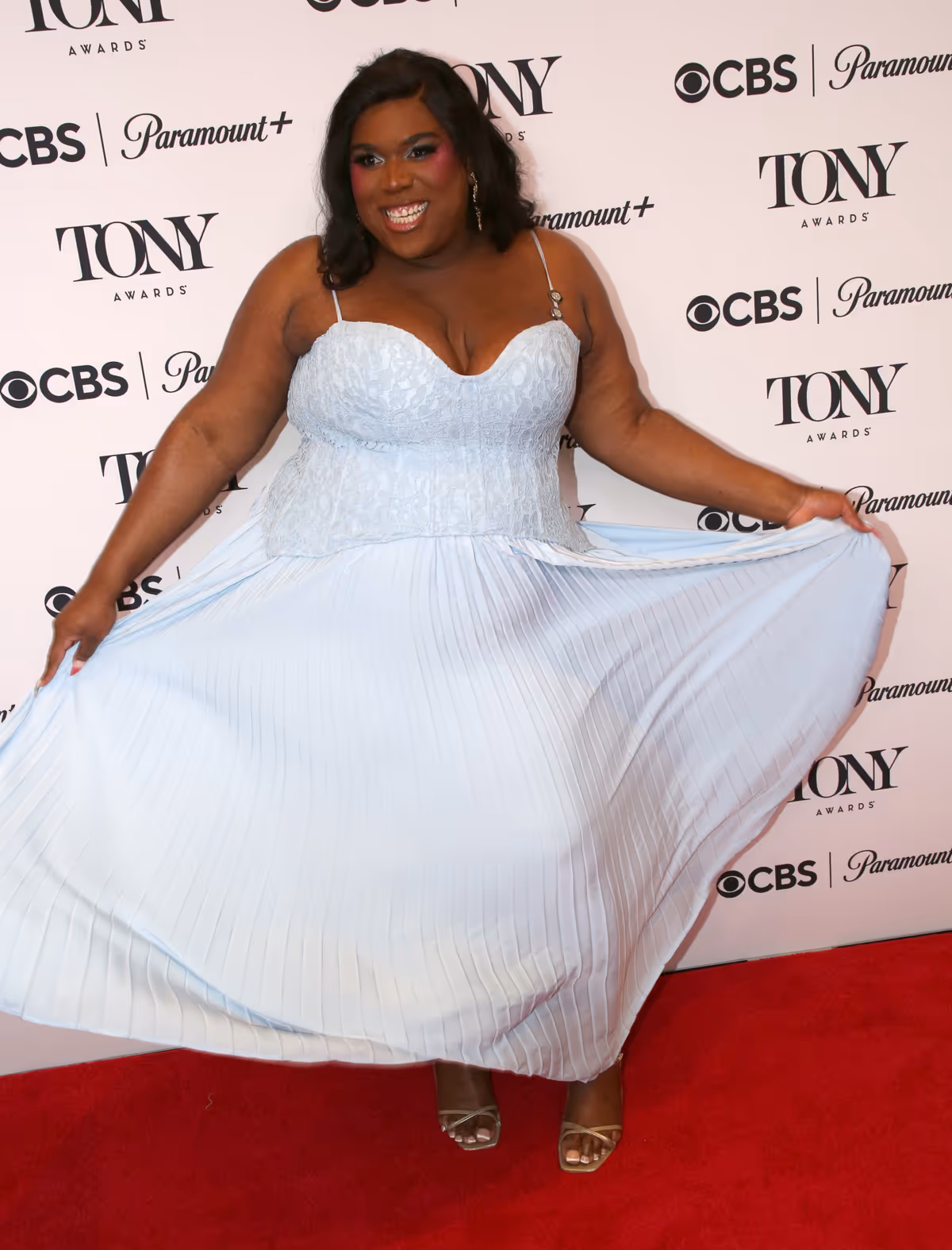 NEW YORK, NEW YORK - MAY 14:   Qween Jean poses at The 79th Annual Tony Awards Meet The Nominees Press Event At Sofitel New York at Sofitel New York on May 14, 2026 in New York City. (Photo by Bruce Glikas/Getty Images) at Photos: Meet the 2026 Tony Award Nominees