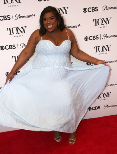 NEW YORK, NEW YORK - MAY 14:   Qween Jean poses at The 79th Annual Tony Awards Meet T Photo