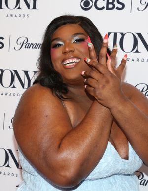 NEW YORK, NEW YORK - MAY 14:   Qween Jean poses at The 79th Annual Tony Awards Meet T Photo