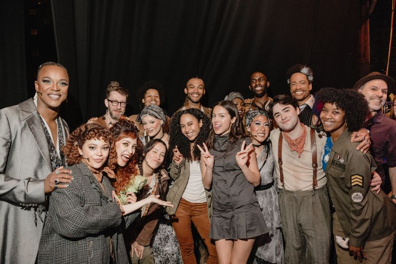 Photos: Olivia Rodrigo Visits HADESTOWN on Broadway — photo 7 of 11