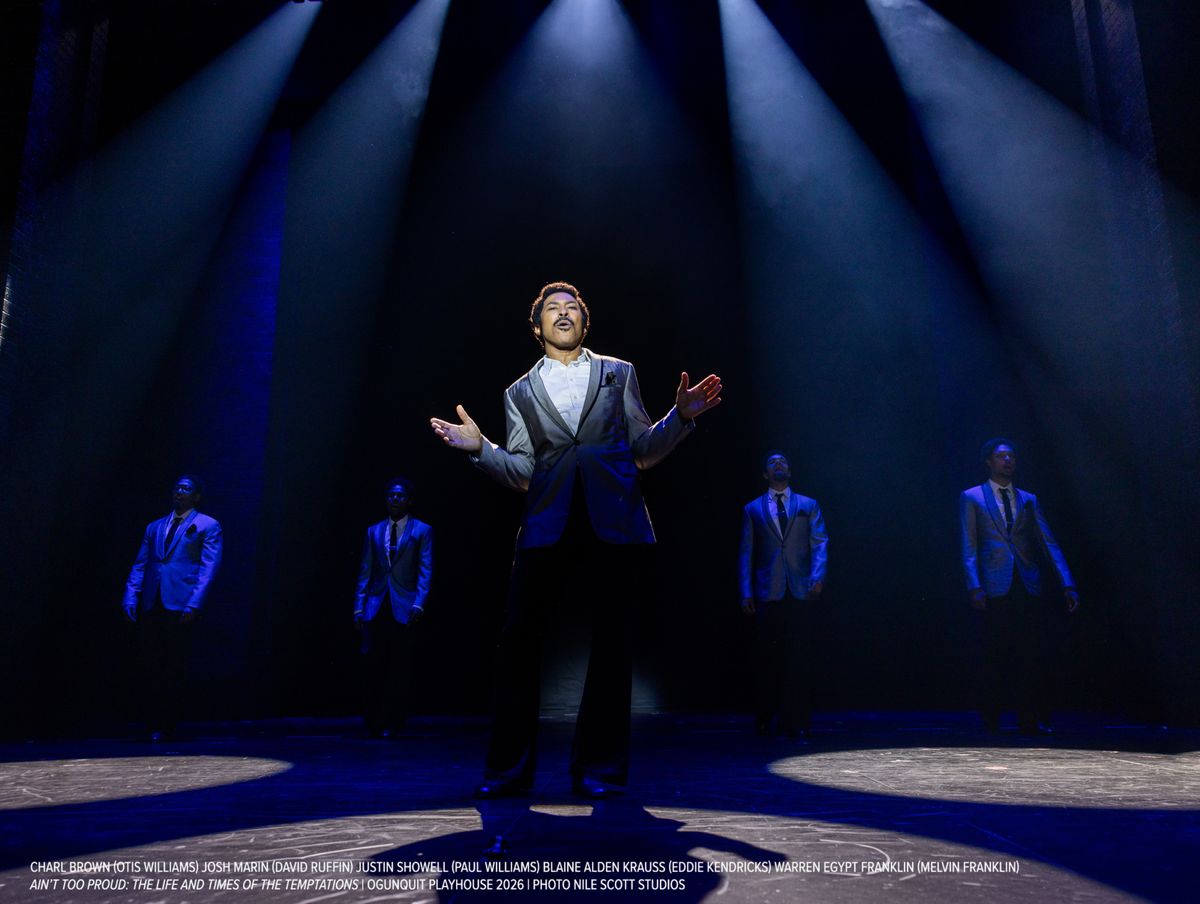 Charl Brown, Josh Marin, Justin Showell, Blaine Alden Krauss, and Warren Egypt Franklin at Photos: AIN'T TOO PROUD at Ogunquit Playhouse