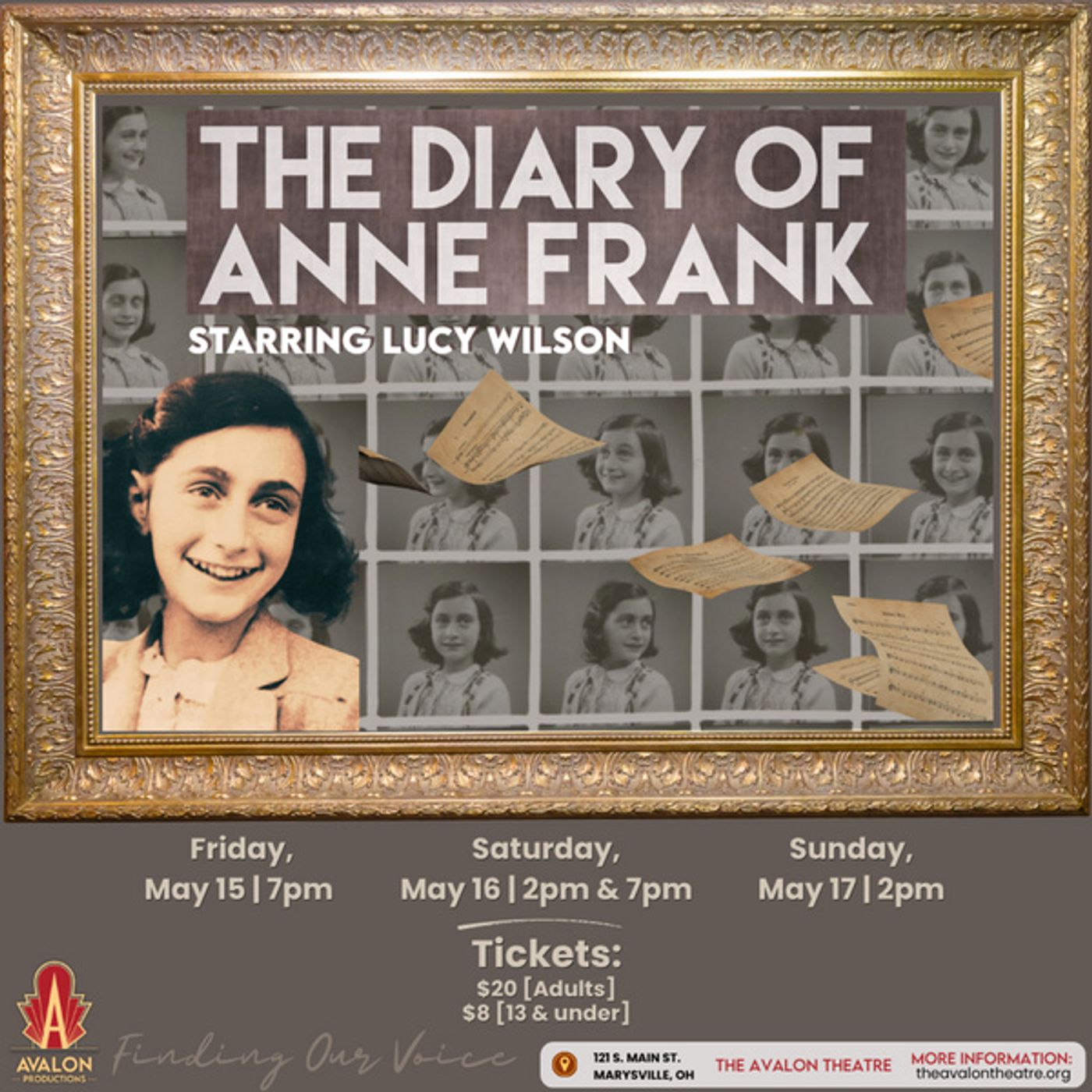 Photos: The Diary Of Anne Frank Takes The Avalon Theatre Stage Image