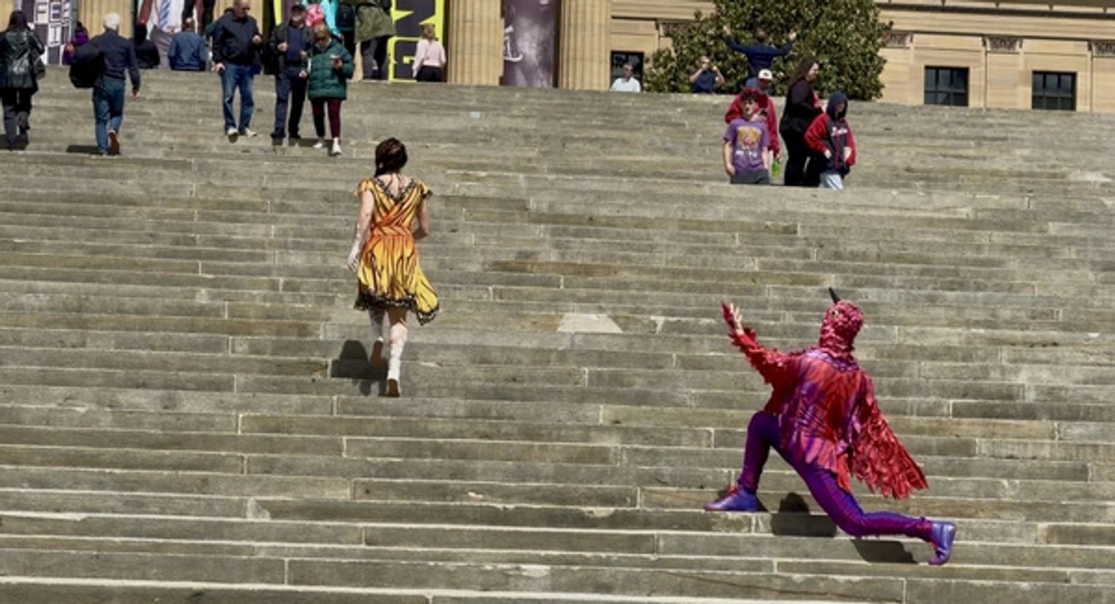 Photos: PHOTOS: Cirque Du Soleil's LUZIA Pops-Up At Philadelphia Art Museum Rocky Steps — photo 2 of 7