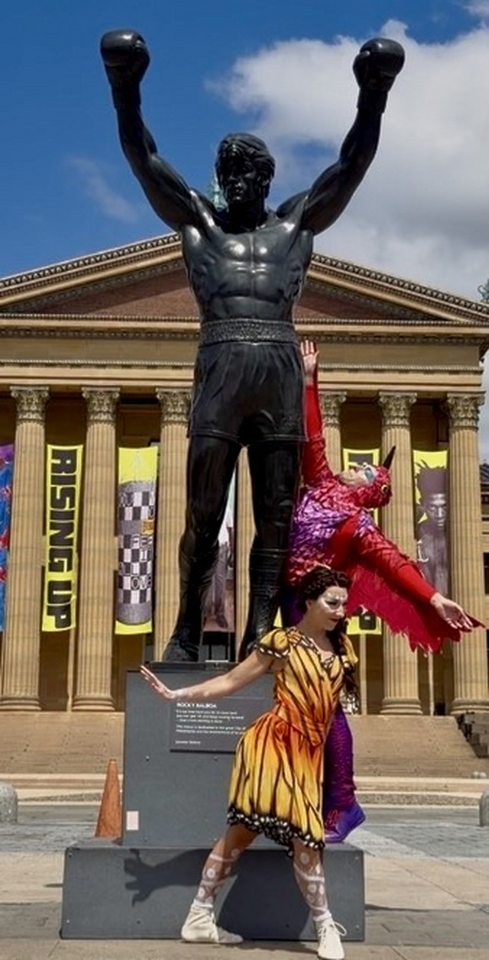 Photos: PHOTOS: Cirque Du Soleil's LUZIA Pops-Up At Philadelphia Art Museum Rocky Steps — photo 3 of 7