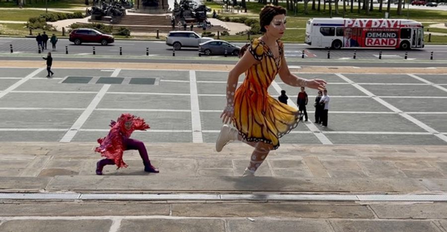 Photos: PHOTOS: Cirque Du Soleil's LUZIA Pops-Up At Philadelphia Art Museum Rocky Steps Image