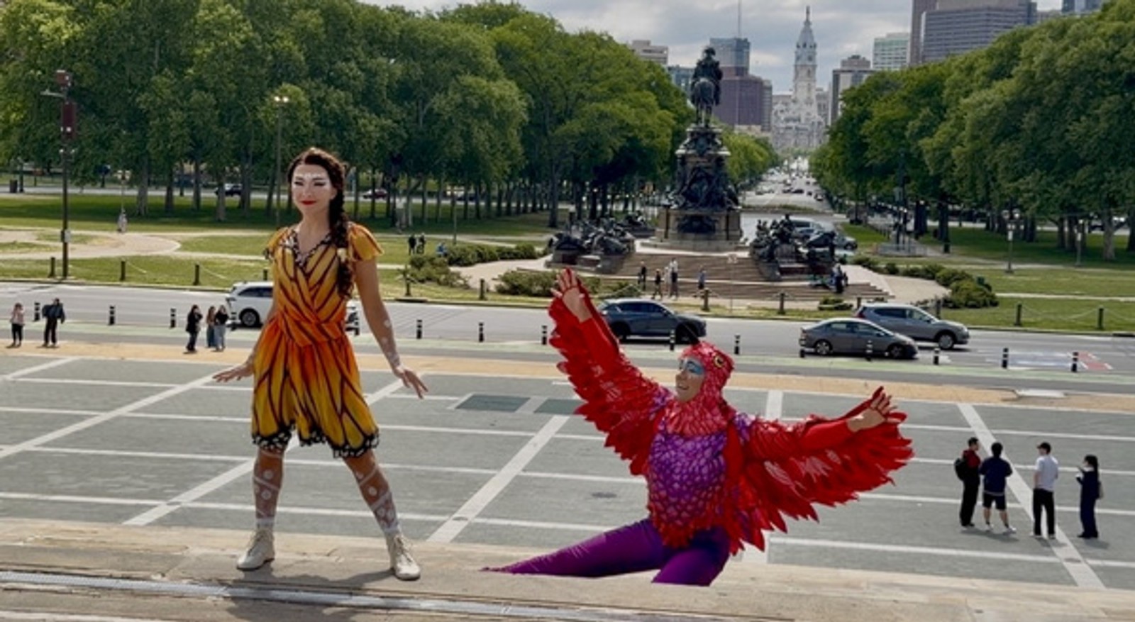 Photos: PHOTOS: Cirque Du Soleil's LUZIA Pops-Up At Philadelphia Art Museum Rocky Steps — photo 1 of 7