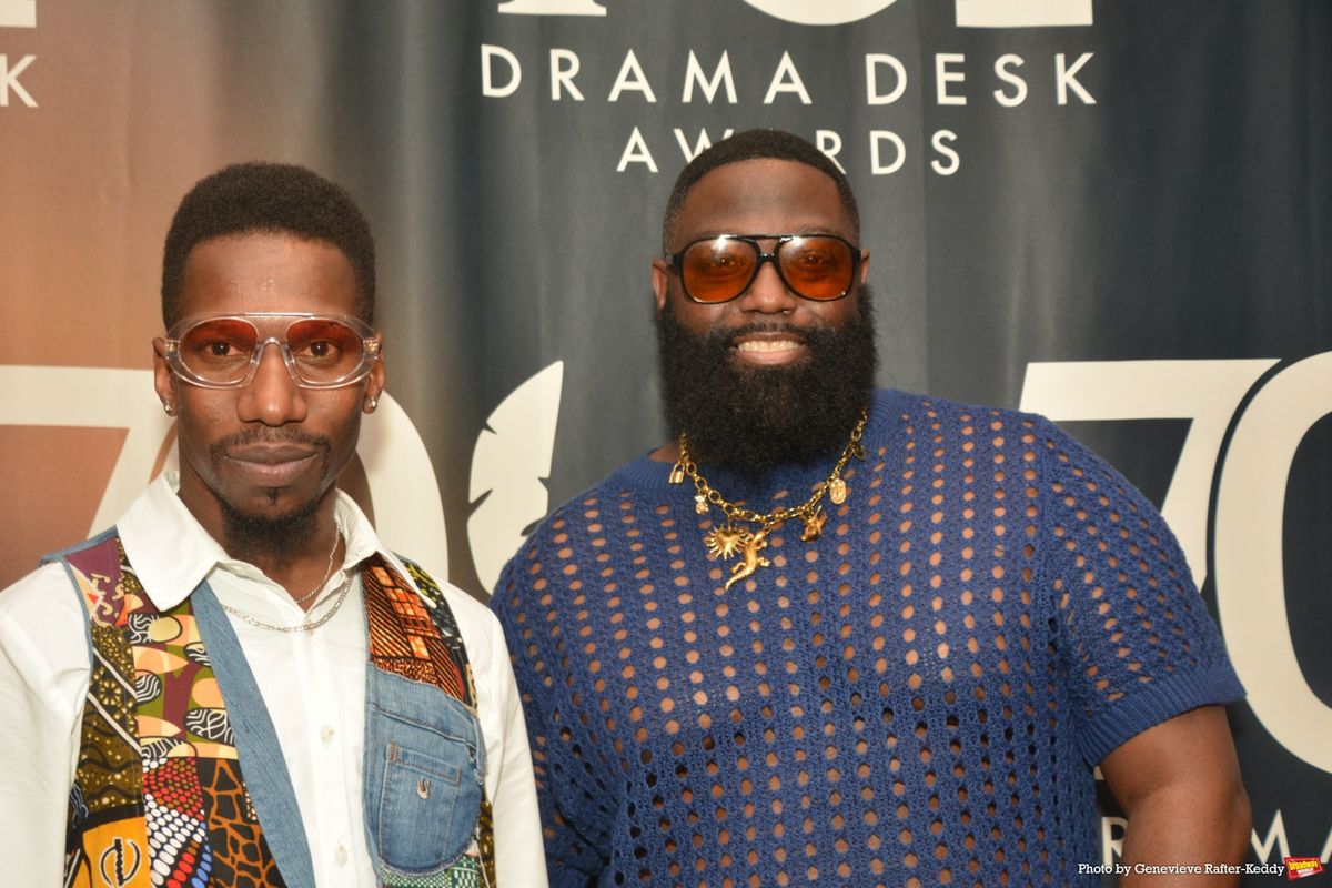 Omari Wiles and Arturo Lyons at Photos: Stars Walk the Red Carpet at the 70th Annual Drama Desk Awards
