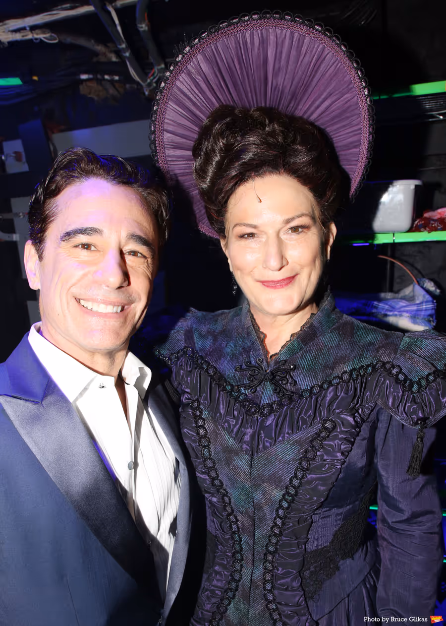 Photos: Angela Bassett Visits the Cast of SCHMIGADOON! on Broadway Image