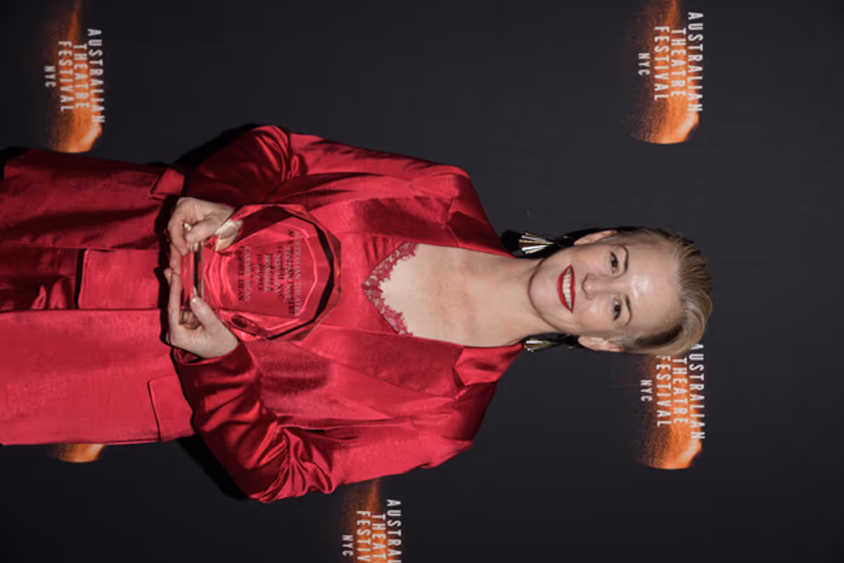 Carmel Dean at Photos: Australian Theatre Festival NYC Gala Honors Carmel Dean, Ainsley Melham & Hanne Larsen