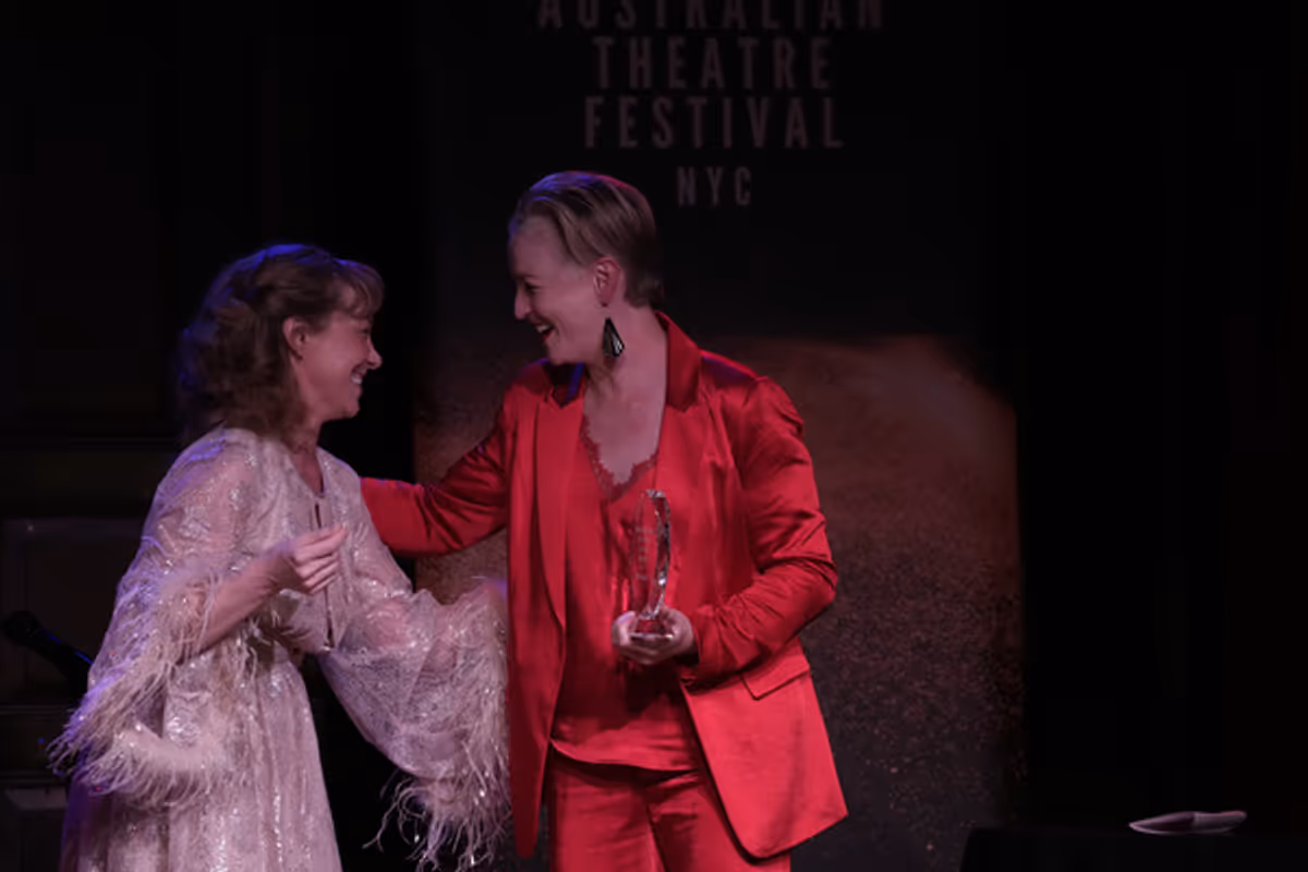 Jane Abramson, Carmel Dean at Photos: Australian Theatre Festival NYC Gala Honors Carmel Dean, Ainsley Melham & Hanne Larsen