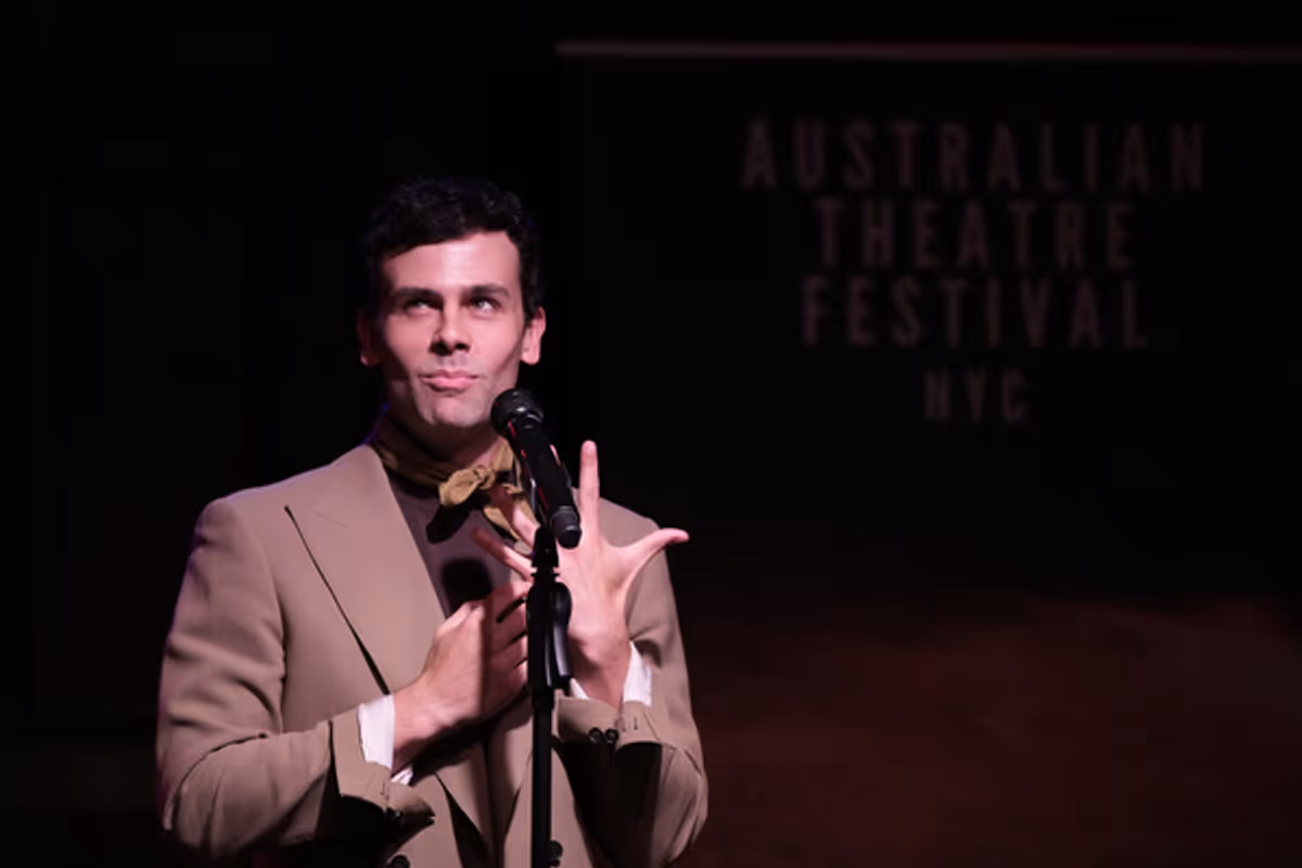 Ainsley Melham at Photos: Australian Theatre Festival NYC Gala Honors Carmel Dean, Ainsley Melham & Hanne Larsen