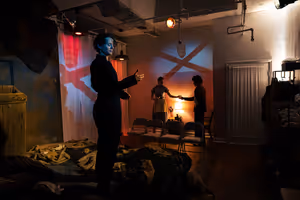 Rory Greenwood, Phoebe Lloyd, Umer Khan Photo