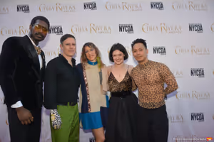 Anj Taj with Rocky Horror Cast members that includes-Boy Radio, Paul Soileau, Andres Quintero and Larkin Reilly @ BroadwayWorld Anj Taj with Rocky Horror Cast members that includes-Boy Radio, Paul Soileau, Andres Photo