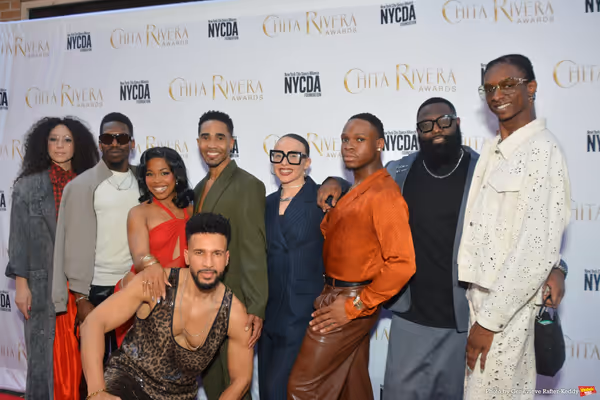 Choreoghrapers Omari Wiles and Arturo Lyons with members of The Cast of Cats The… Photo