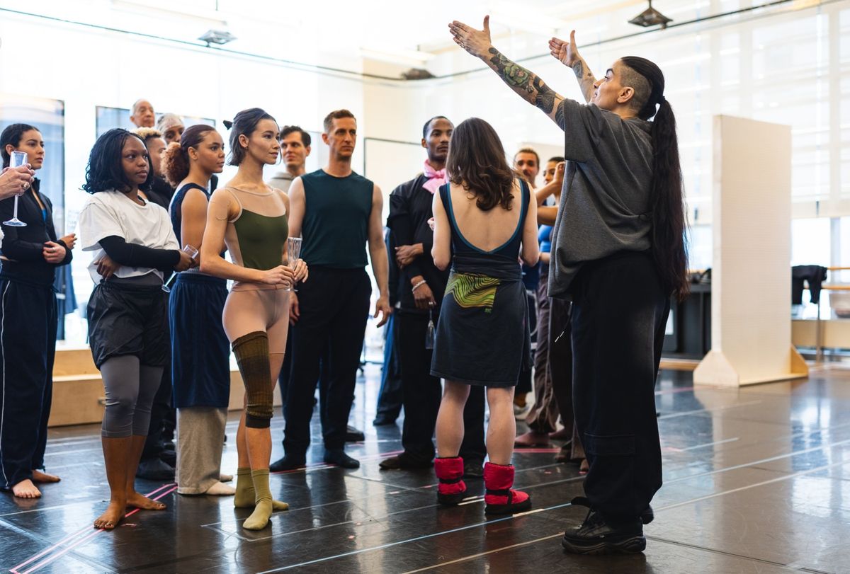 Sonya Tayeh at Photos: Melanie Moore, Amber Iman and More in Rehearsals for BLACK SWAN at A.R.T.