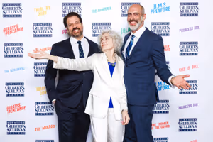 NYGASP Executive Director, David Wannen, Mary Beth Peil, and NYGASP company member, David Auxier @ BroadwayWorld NYGASP Executive Director, David Wannen, Mary Beth Peil, and NYGASP company member, D Photo