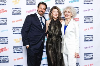 NYGASP Executive Director, David Wannen, Victoria Clark and Mary Beth Peil Photo