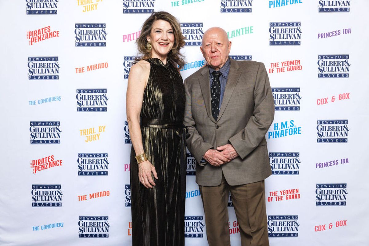 Victoria Clark and NYGASP Founder, Albert Bergeret at Photos: Victoria Clark Honored at New York Gilbert & Sullivan Players 2026 Gala