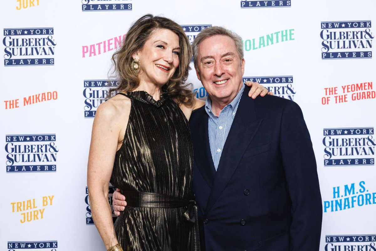 Victoria Clark and husband, Tom Reidy at Photos: Victoria Clark Honored at New York Gilbert & Sullivan Players 2026 Gala