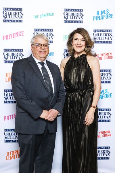 NYGASP Chairman of the Board, James Lessersohn and Victoria Clark Photo