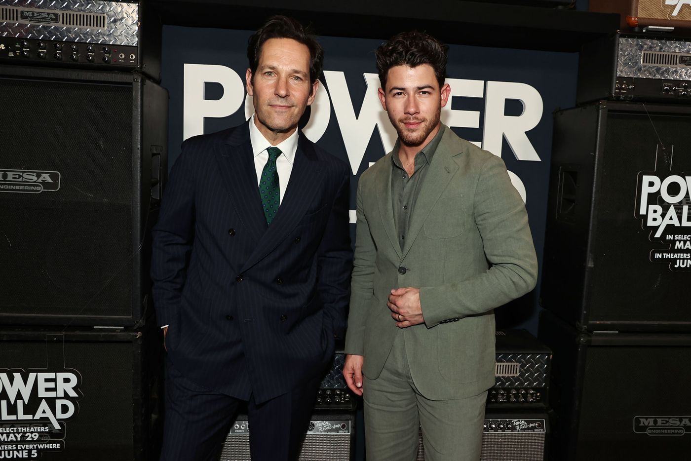 Photos: Nick Jonas and Paul Rudd Attend New York POWER BALLAD Screening Image