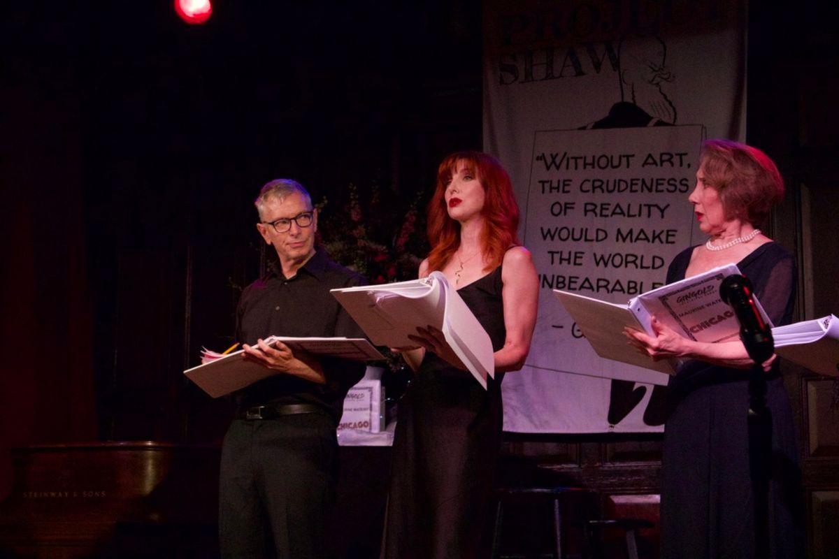 Arnie Burton, Erin Maguire, Juanna Glushak at Photos: Nikki M. James, Katerina McCrimmon and More in CHICAGO Reading at Gingold Theatrical