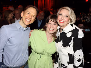 Peter Thoresen, Anna Chlumsky, Julie Halston Photo