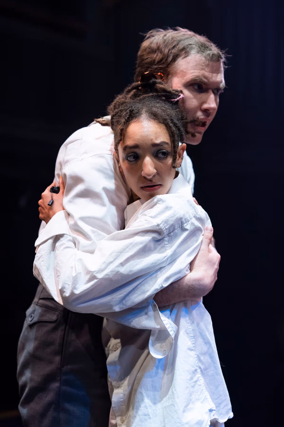 Joe Bannister and Patricia Allison at Photos: BLACK COMEDY at Orange Tree Theatre