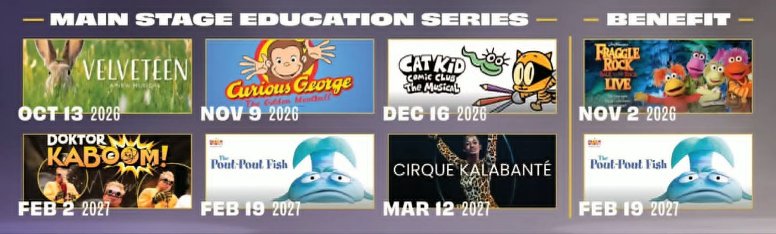 Reynolds Performance Hall Reveals 2026/2027 Season Image