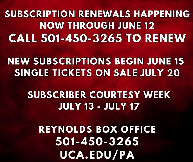 Reynolds Performance Hall Reveals 2026/2027 Season Image