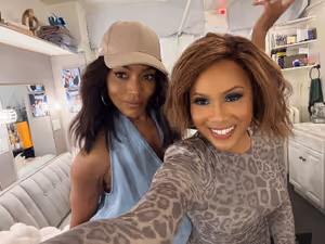 Deborah Cox and Angela Bassett Photo