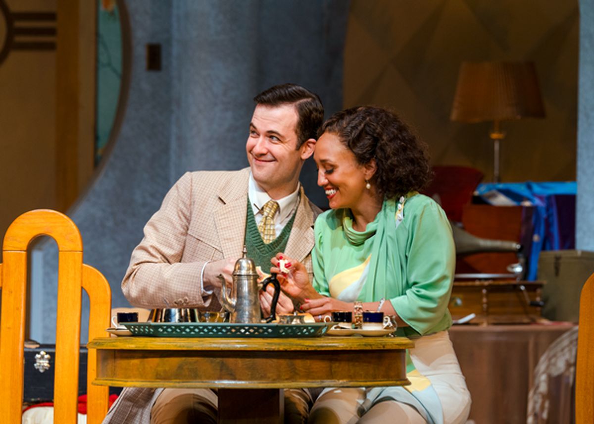 Britt Michael Gordon and Ashley Blanchet at Photos: Ashley Blanchet, Britt Michael Gordon and More in PRIVATE LIVES At The Shakespeare Theatre