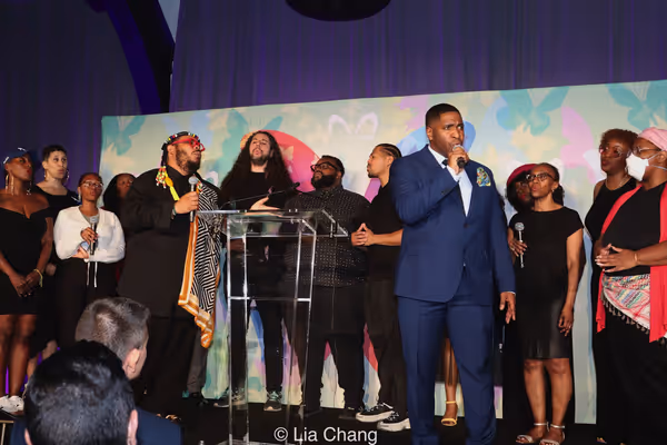 Charles Browning with Nicholas Ryan Gant & Vocal Energy Choir Photo