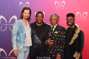 Drew Wutke, John-Andrew Morrison, Andre De Shields, and Dr. Edward W. Hardy @ BroadwayWorld Drew Wutke, John-Andrew Morrison, Andre De Shields, and Dr. Edward W. Hardy Photo