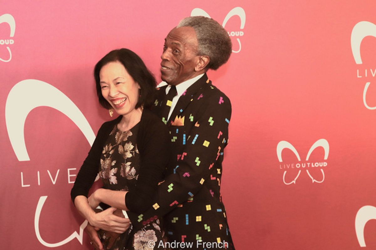 Lia Chang and Andre De Shields at Photos: André De Shields Receives 2026 Legend Award at Live Out Loud's 25th Anniversary Gala
