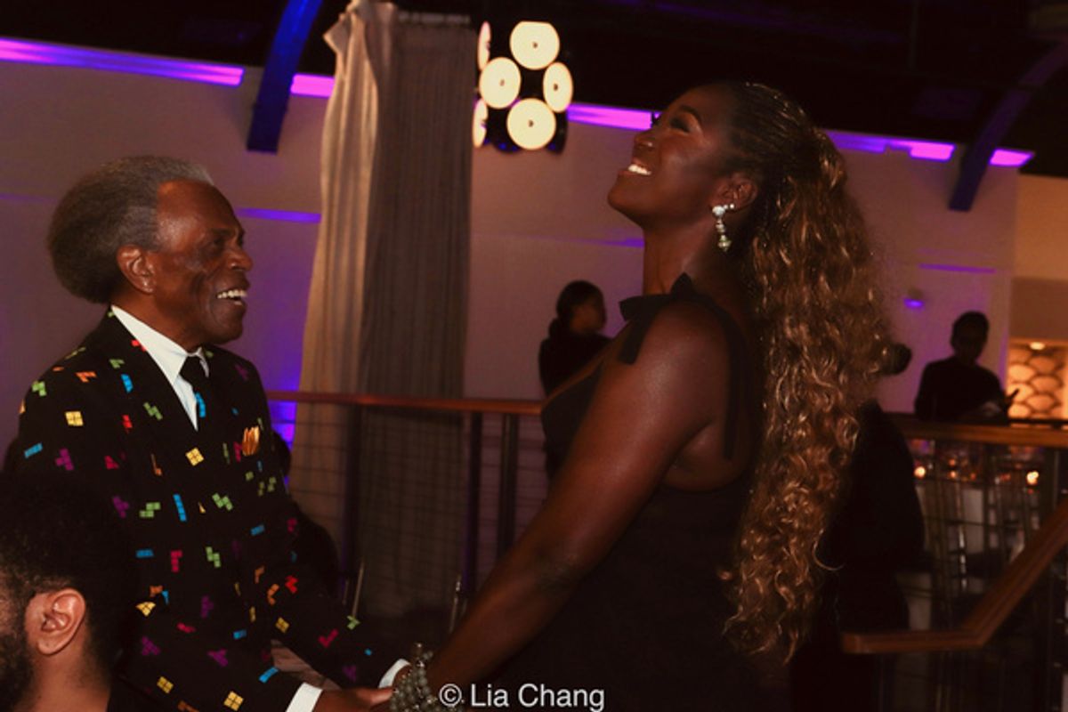 Andre De Shields and Amber Iman at Photos: André De Shields Receives 2026 Legend Award at Live Out Loud's 25th Anniversary Gala