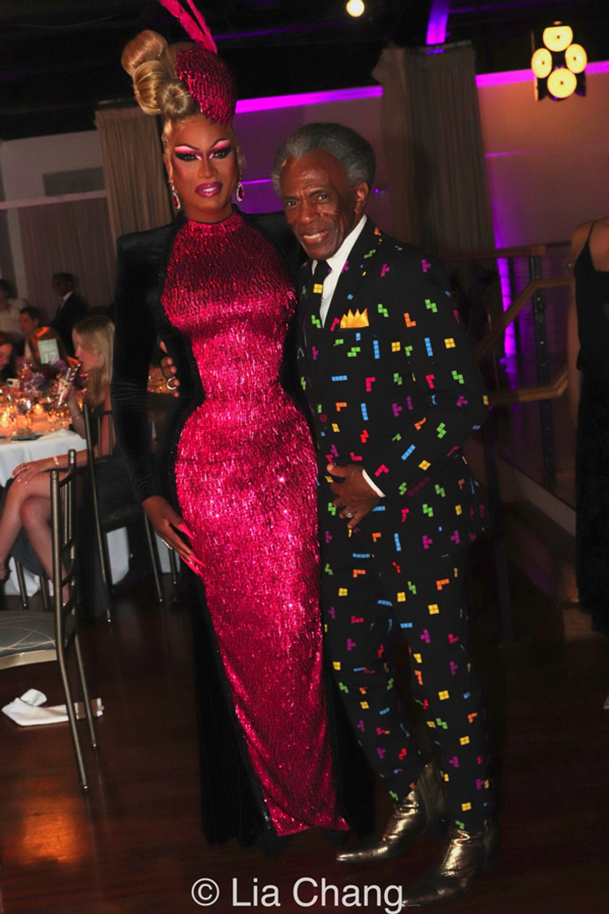 Shequida Hall and Andre   De Shields at Photos: André De Shields Receives 2026 Legend Award at Live Out Loud's 25th Anniversary Gala