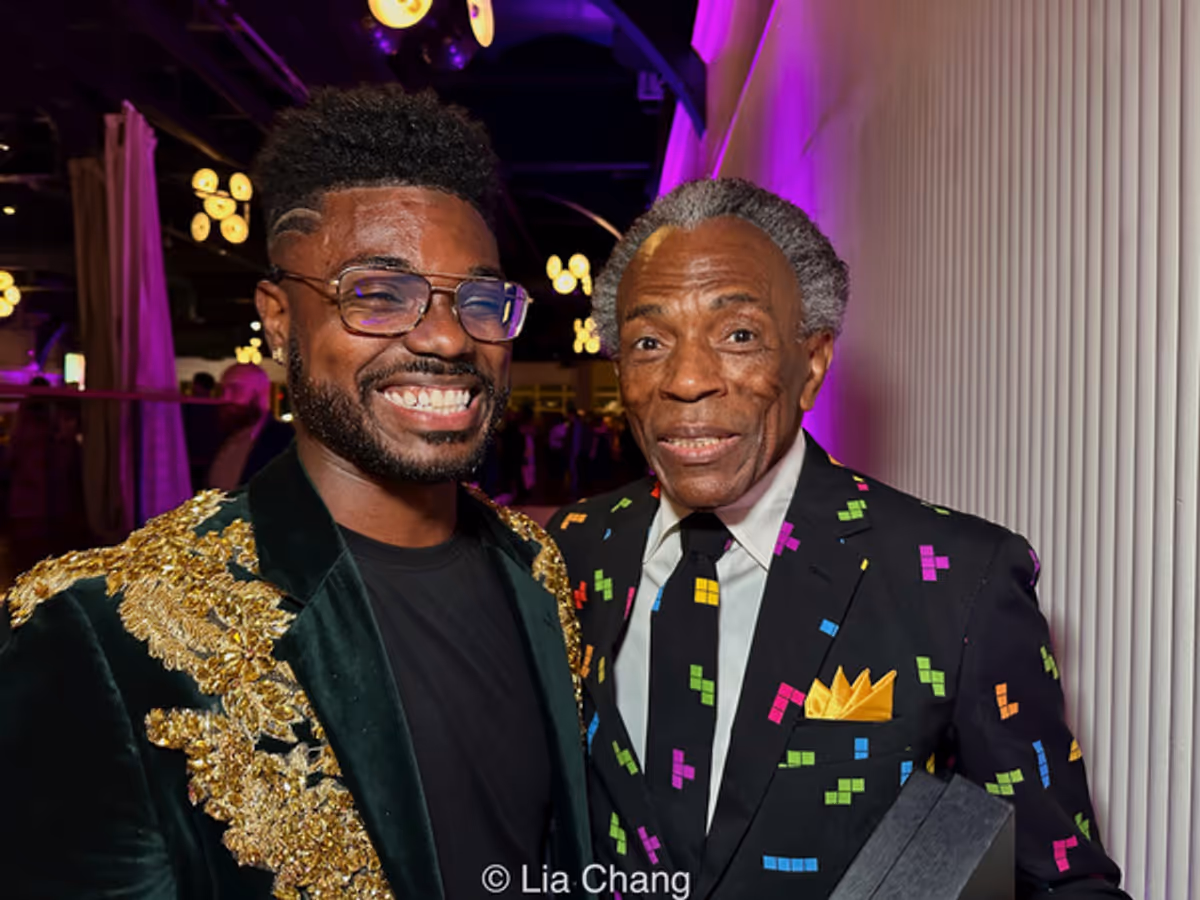 Dr. Edward W. Hardy and Andre   De Shields, at Photos: André De Shields Receives 2026 Legend Award at Live Out Loud's 25th Anniversary Gala