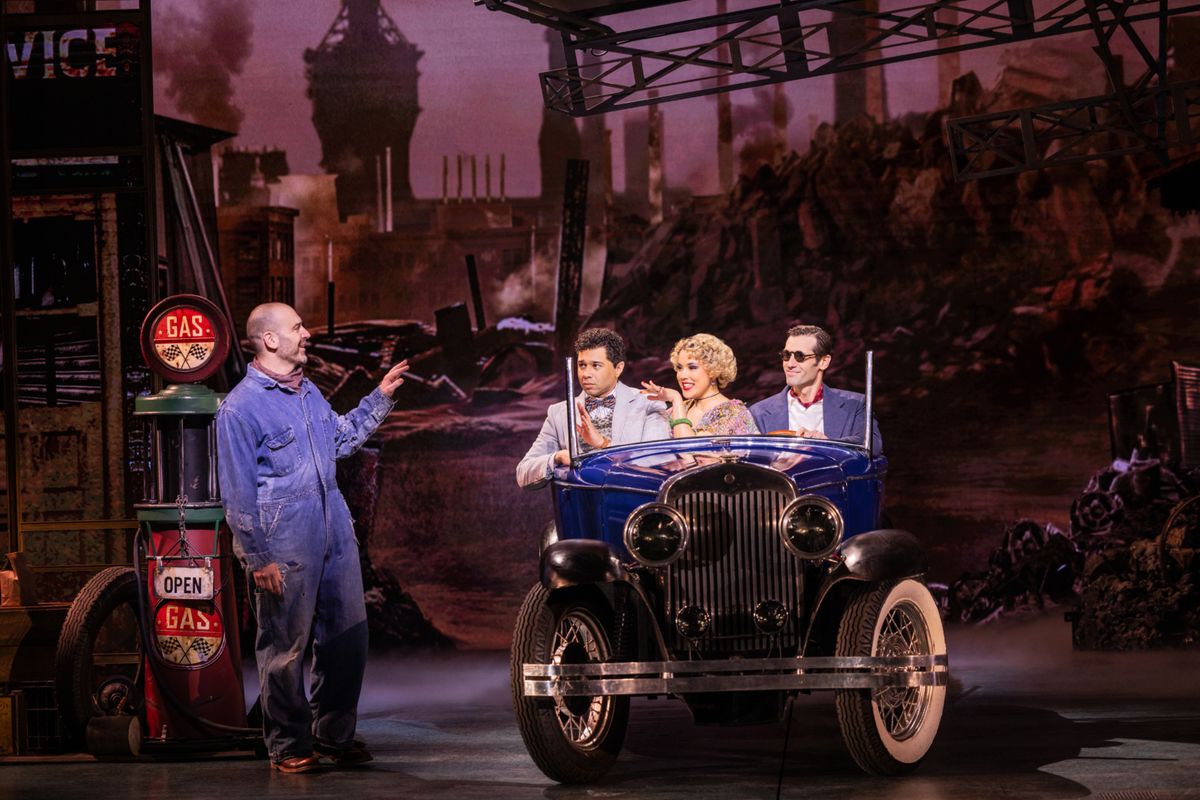 Charlie Pollock, Corbin Bleu, Linedy Genao, and John Behlmann at Photos: First Look at Reeve Carney, Eva Noblezada and Corbin Bleu in THE GREAT GATSBY on Broadway