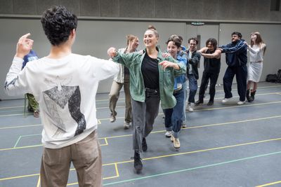 Rachel Barnes and cast Photo