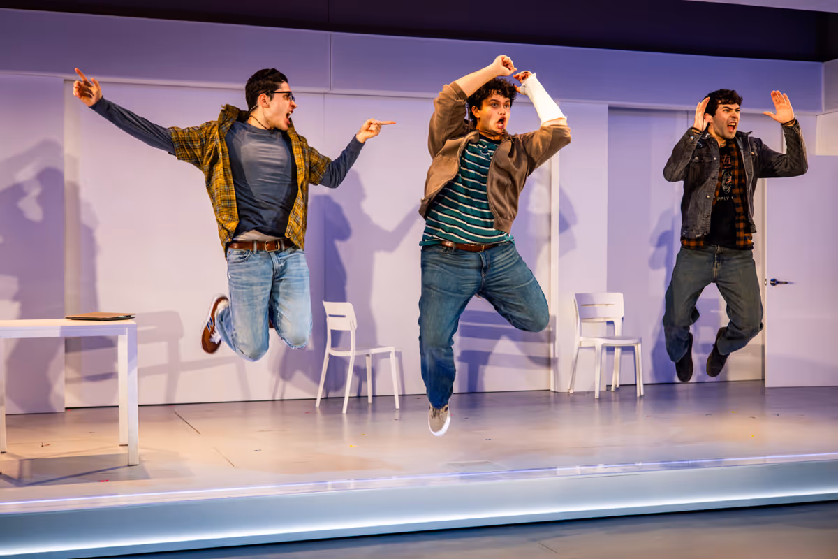 Blake Ehrlichman, Evan A. Kaushesh, Julian Perez at Photos/Video: DEAR EVAN HANSEN At Arden Theatre