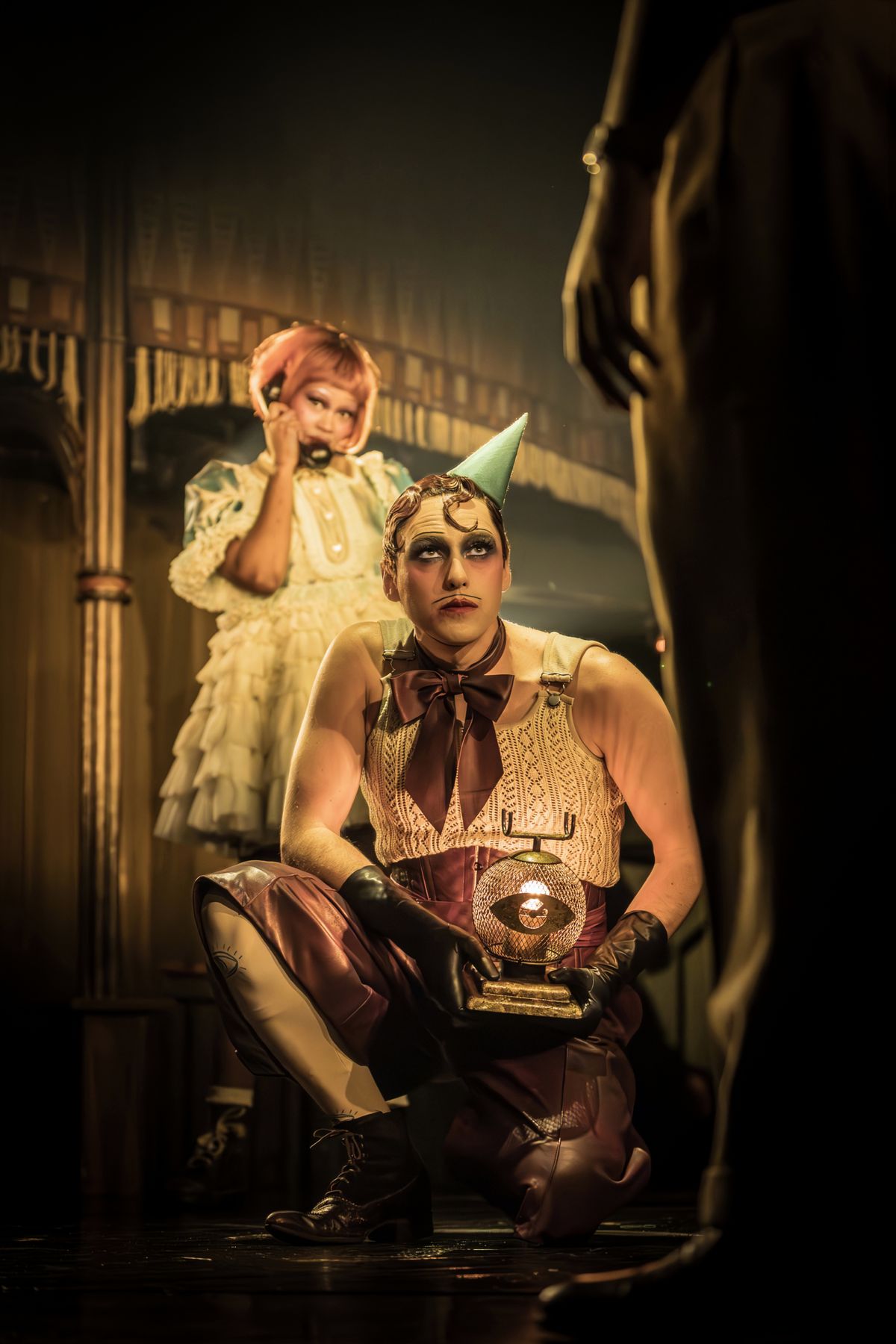 Joy Woods and Jamie Muscato at Photos: Jamie Muscato and Joy Woods in CABARET AT THE KIT KAT CLUB in London