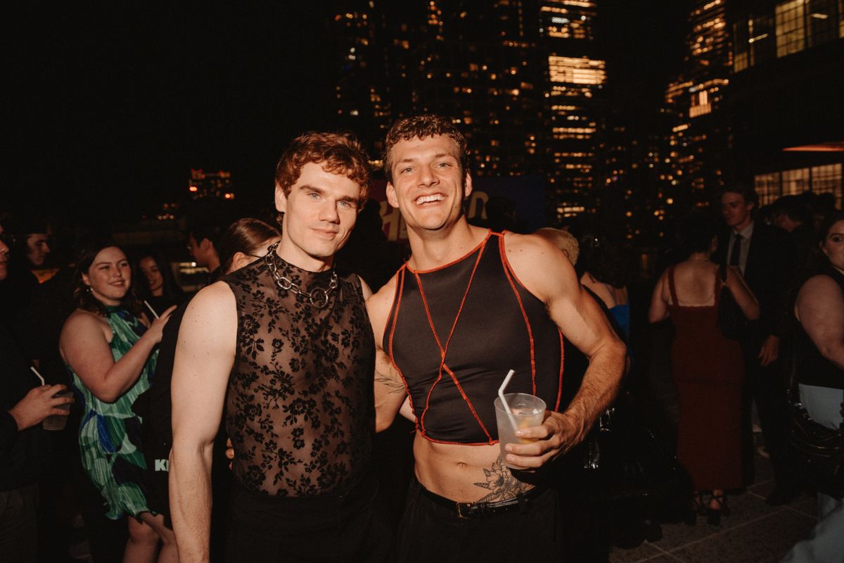 Jay Armstrong Johnson and Felix Eller at Photos: HEATED RIVALRY: THE UNAUTHORIZED MUSICAL PARODY Opens Off-Broadway