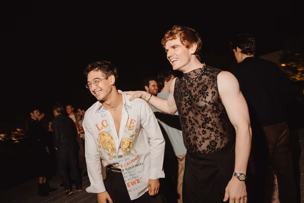 Jimin Moon and Jay Armstrong Johnson at Photos: HEATED RIVALRY: THE UNAUTHORIZED MUSICAL PARODY Opens Off-Broadway