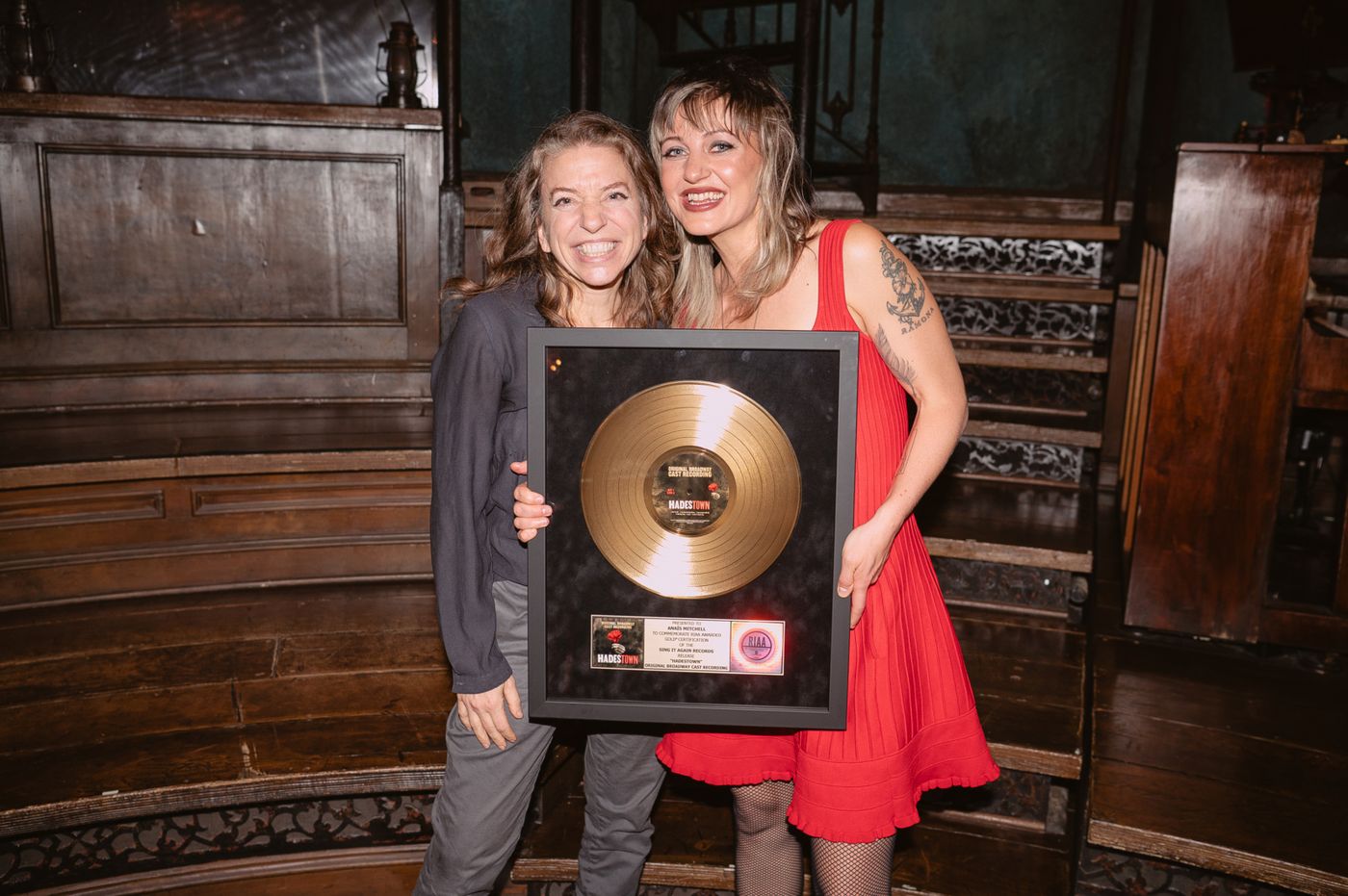 Photos/Video: HADESTOWN Celebrates Gold Certification of Original Broadway Cast Recording Image