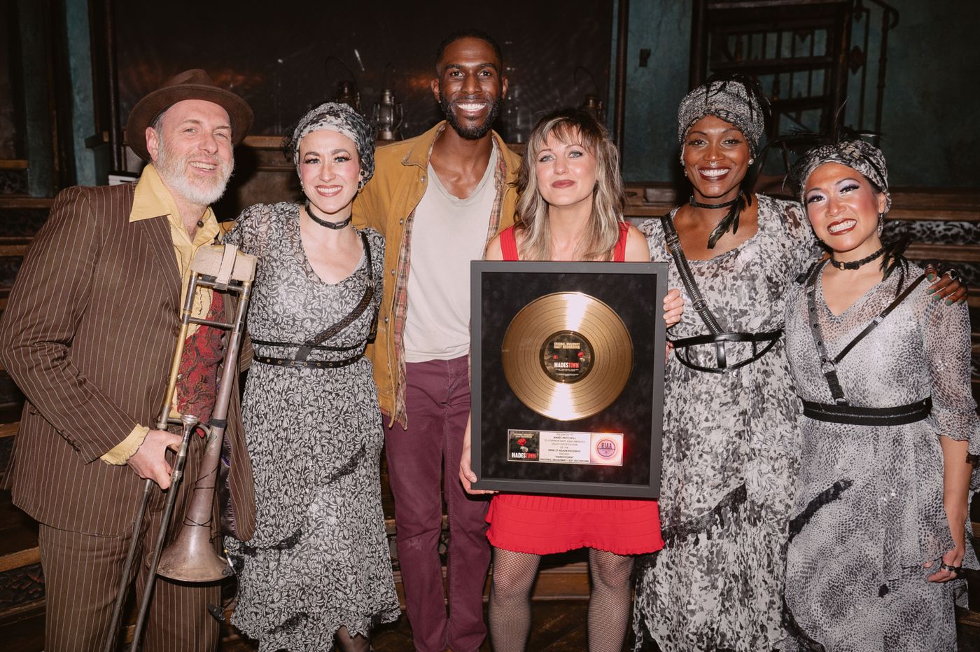 Photos/Video: HADESTOWN Celebrates Gold Certification of Original Broadway Cast Recording Image