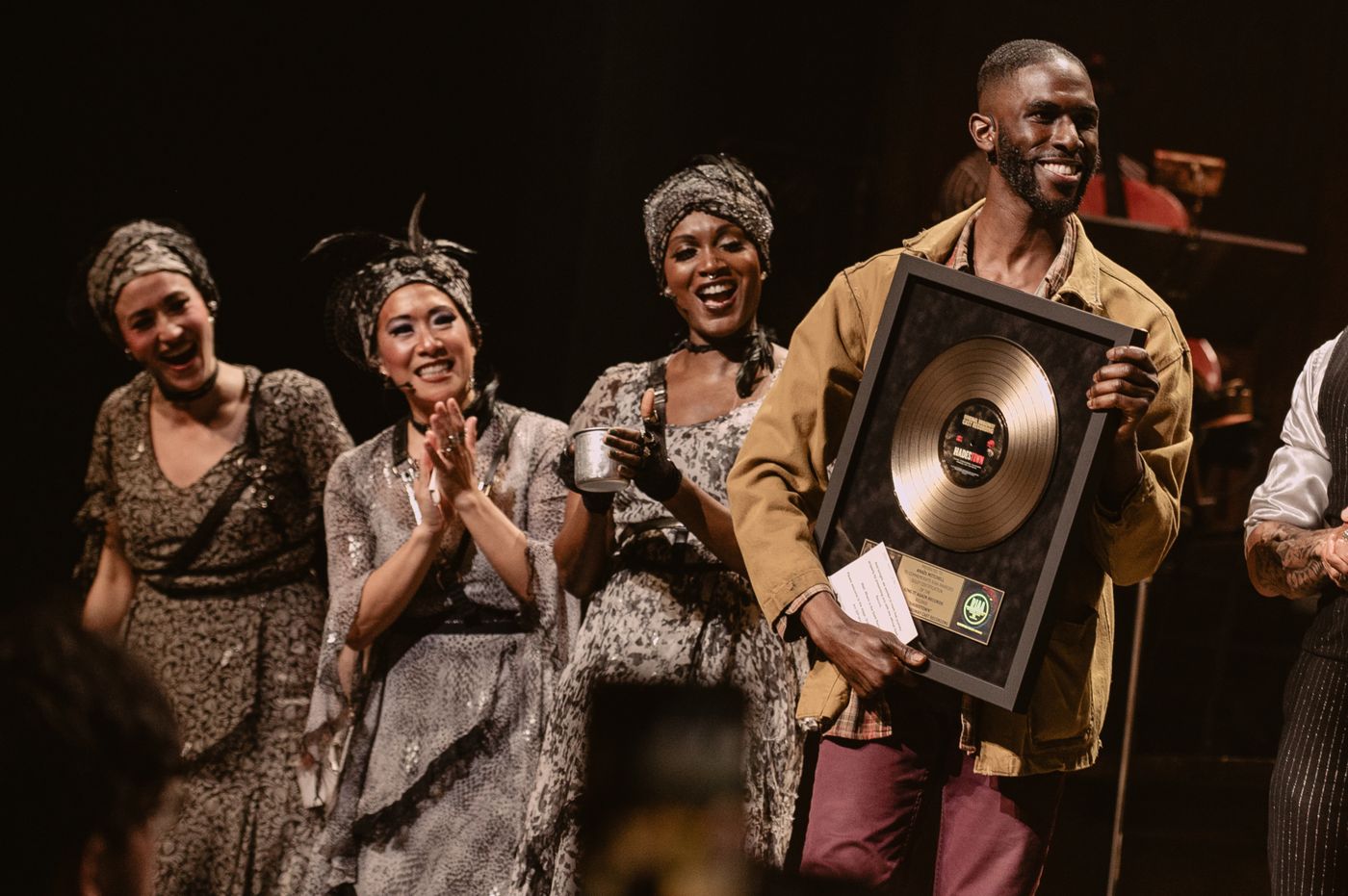 Photos/Video: HADESTOWN Celebrates Gold Certification of Original Broadway Cast Recording Image