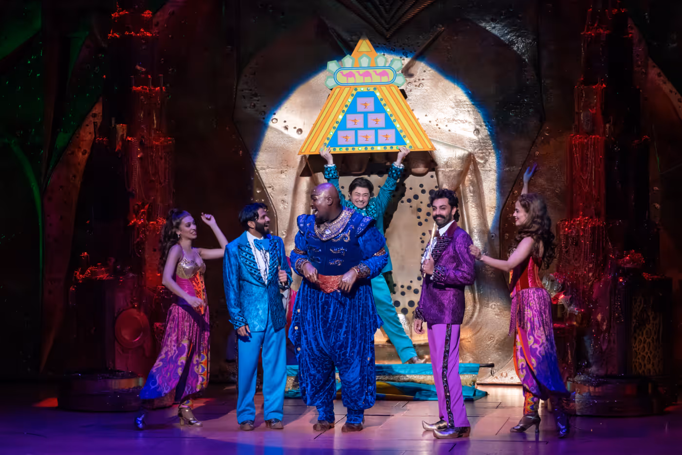 Photos/Video: DELI BOYS Make Cameo in ALADDIN on Broadway Image