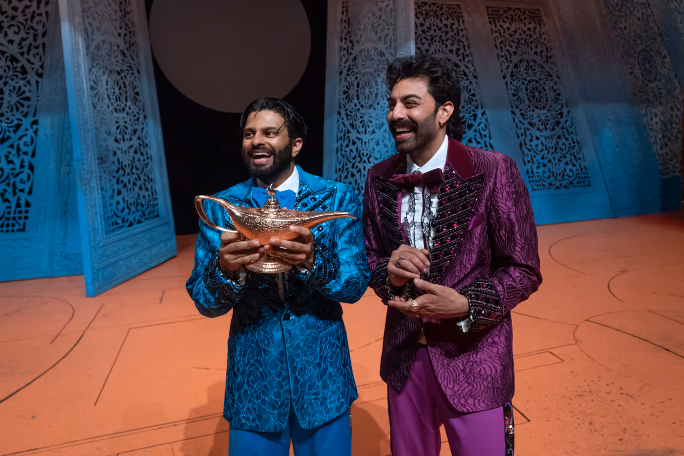 Photos/Video: DELI BOYS Make Cameo in ALADDIN on Broadway Image