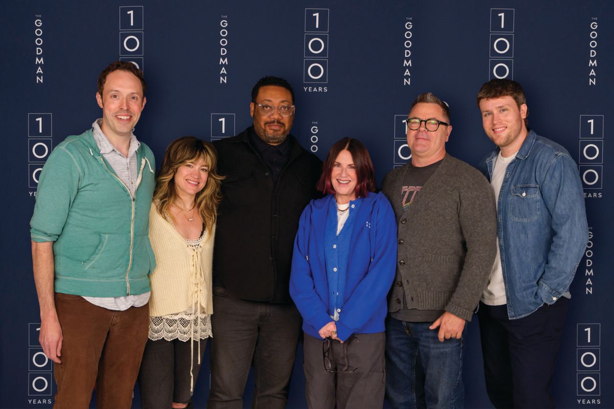 Alex Goodrich, Sarah Stiles, Cedric Yarbrough, Megan Mullally, Nick Offerman, Grey Henson at Photos: Megan Mullally, Nick Offerman and More in ICEBOY! Rehearsals